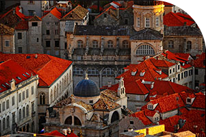 View to old city of Dubrovnik