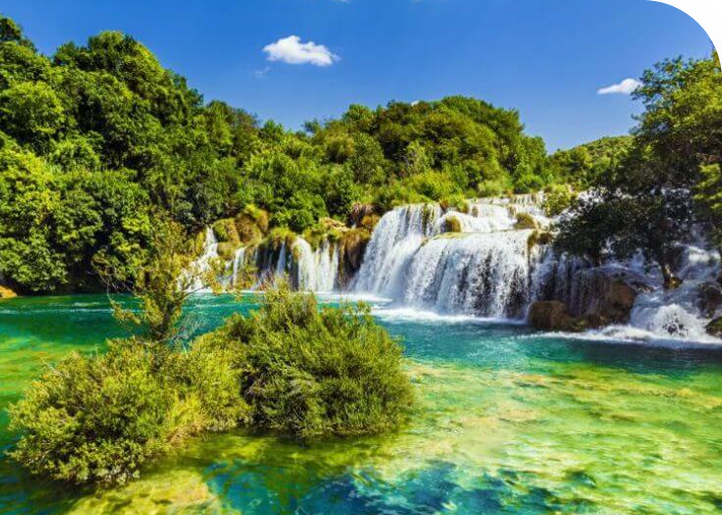 Waterfalls in Krka national park